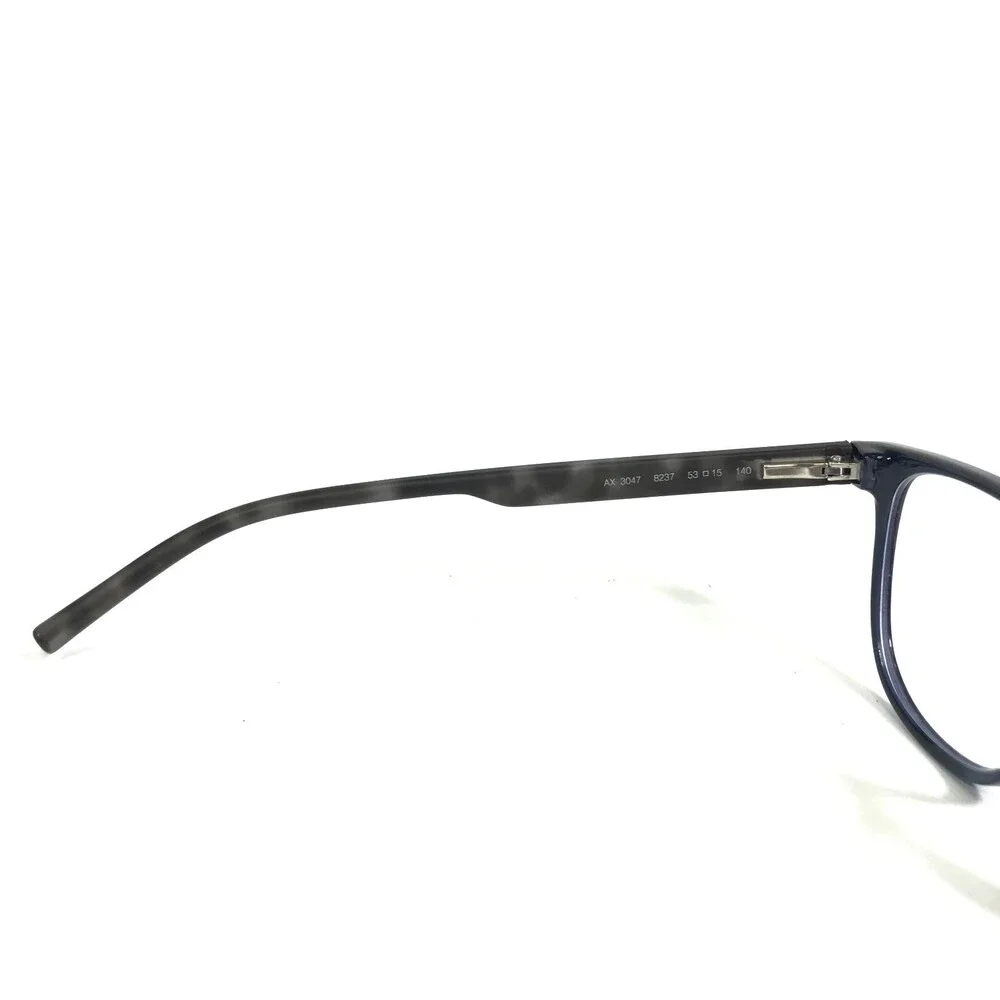 Armani Exchange Eyeglasses Frames AX 3047 8237 Grey Blue Cat Eye 53-15-140
